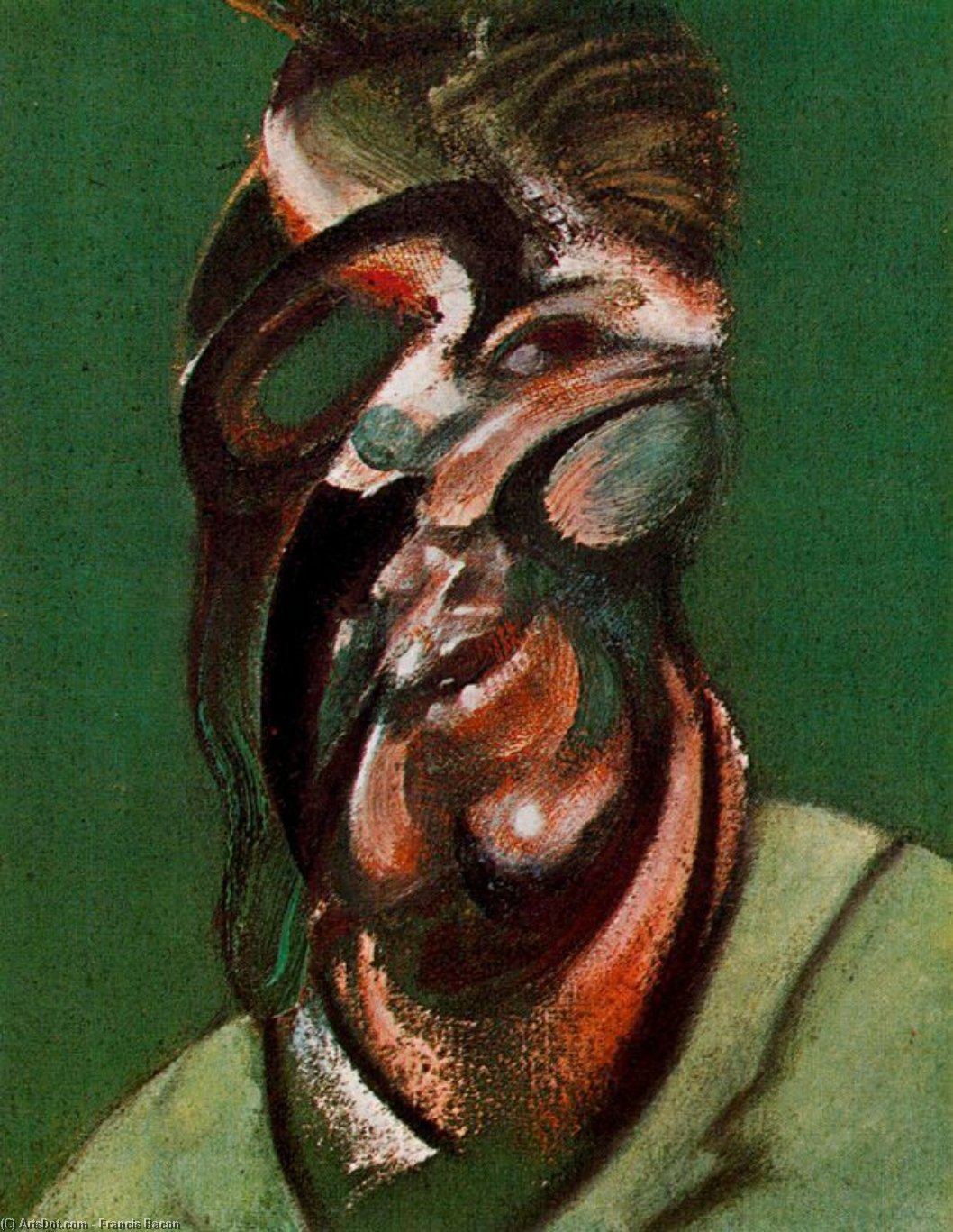 Study For Self-portrait — Френсис Бејкон