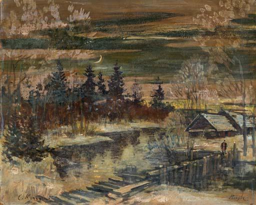 Moonlight Walk — Konstantin Alexeievitch Korovin