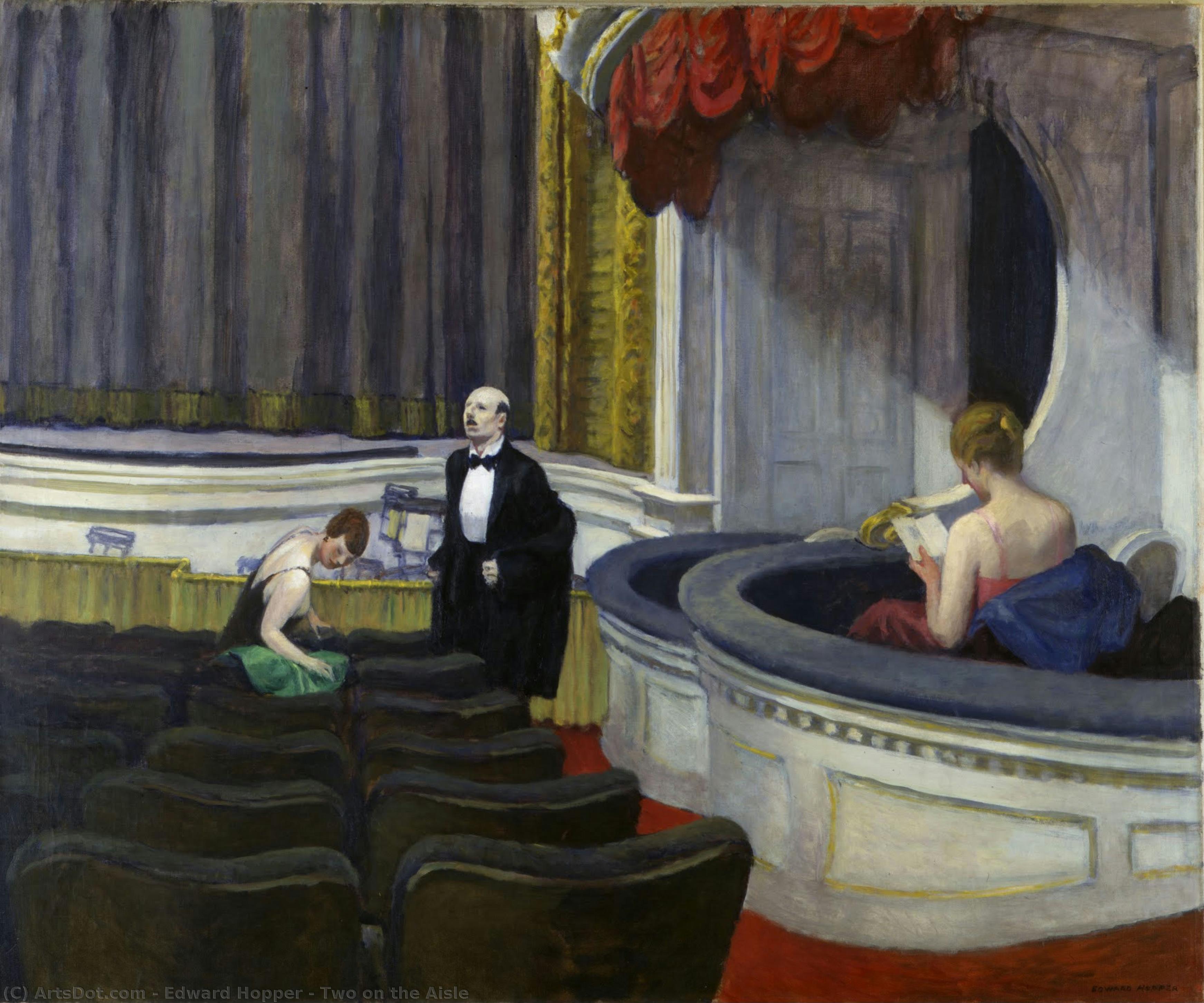 Two On The Aisle — Эдвард Хоппер