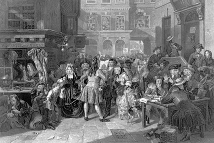Scene In Change Alley During The South Sea Bubble — Edward Matthew Ward