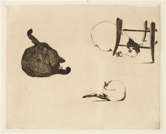 Les Chats — Édouard Manet
