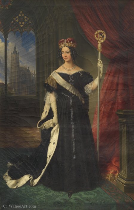 Portrait Of Maria Theresa Of Austria, Queen Of The Two Sicilies — Johann Nepomuk Ender