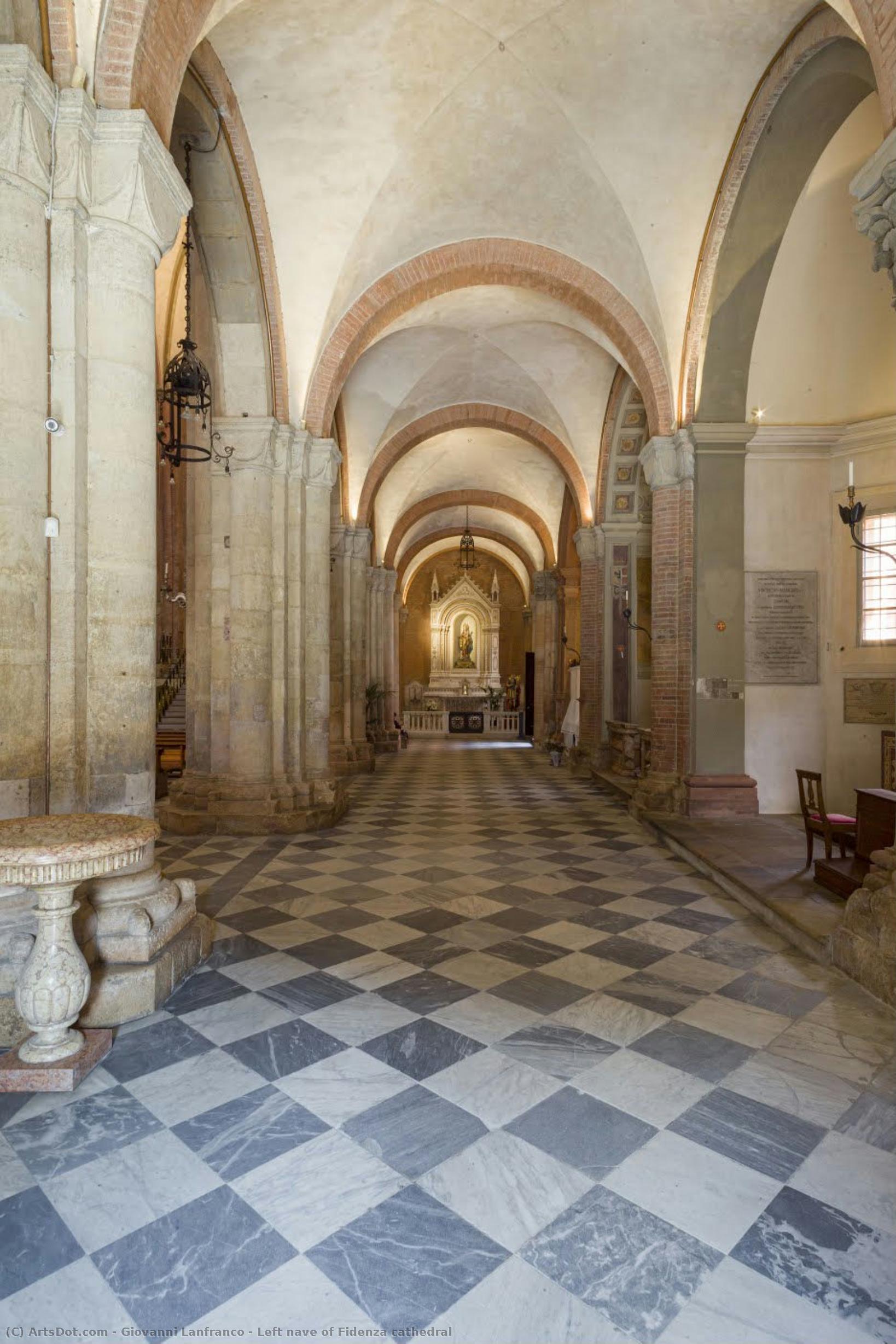 Left Nave Of Fidenza Cathedral — Giovanni Lanfranco