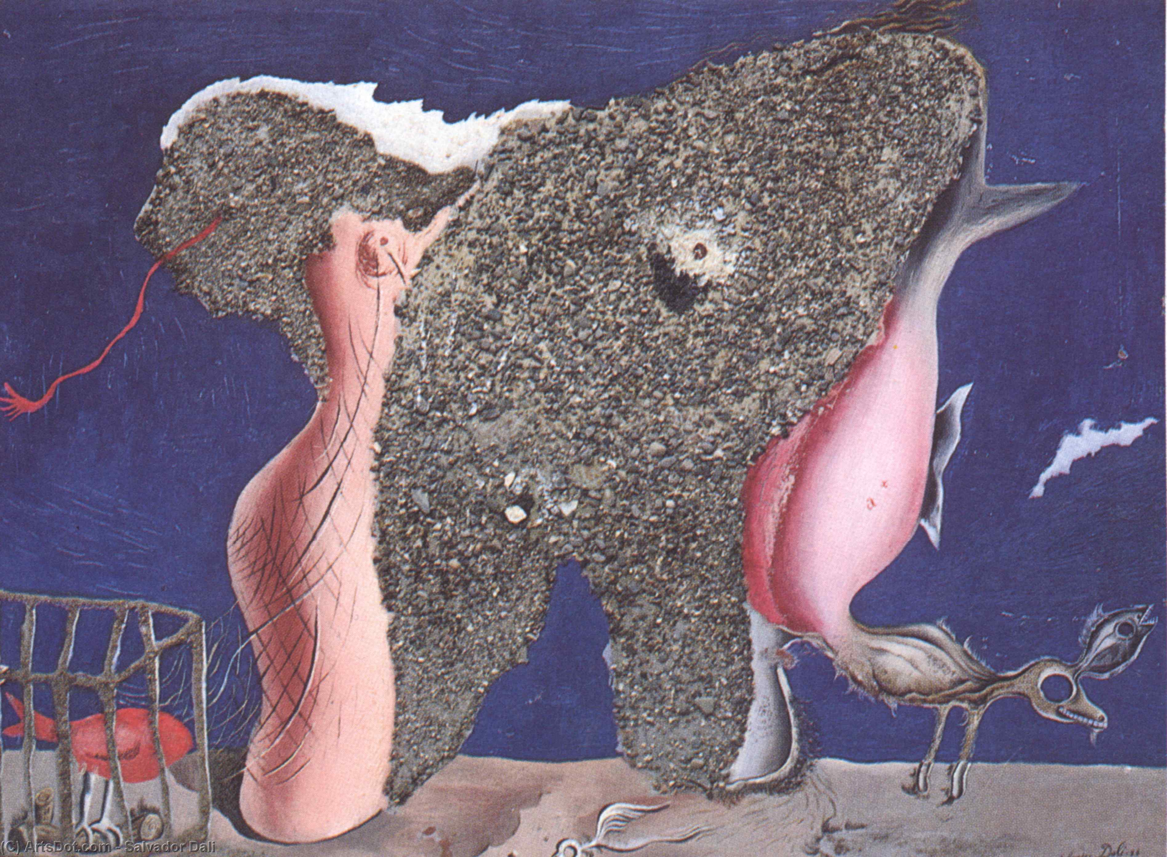 Symbiotic Woman-animal — Salvador Dalí