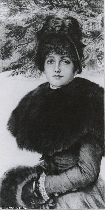 Promenade Dans La Neige — Jacques Joseph Tissot