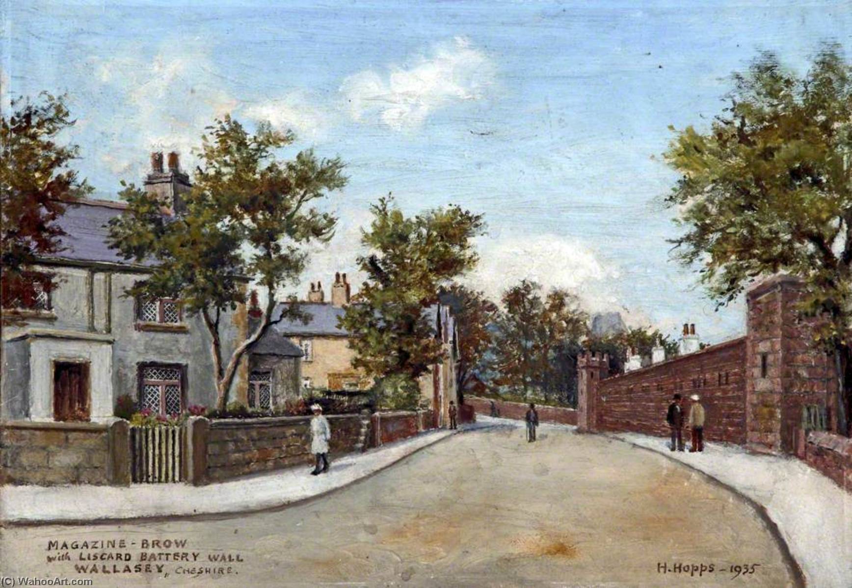 Magazine Brow With Liscard Battery, Wallasey, Wirral — Harold Hopps