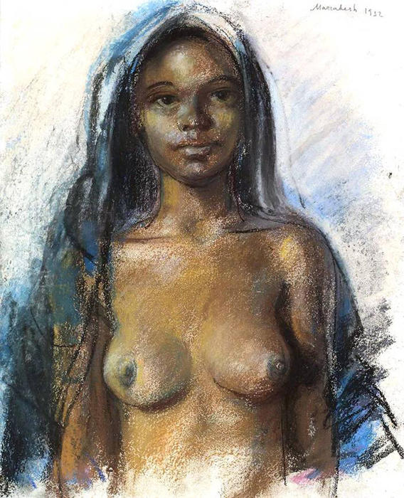 Moroccan Girl. Marrakesh — Zinaida Serebriakova