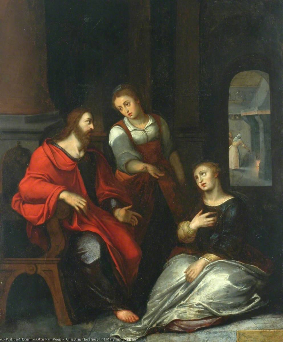 Christ In The House Of Mary And Martha — Otto Van Veen