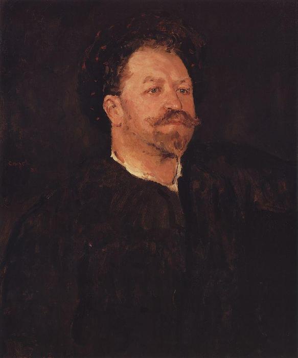 Portrait Of Italian Singer Francesco Tamano — Valentin Alexandrovich Serov