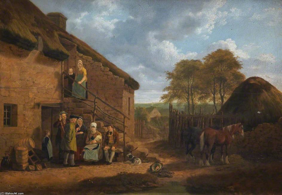 Cottage Scene — Walter Geikie