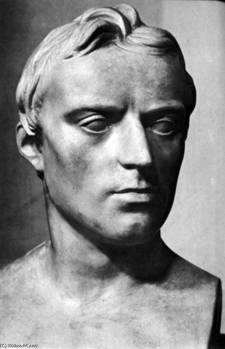Portrait Of Friedrich Schiller — Christian Friedrich Tieck