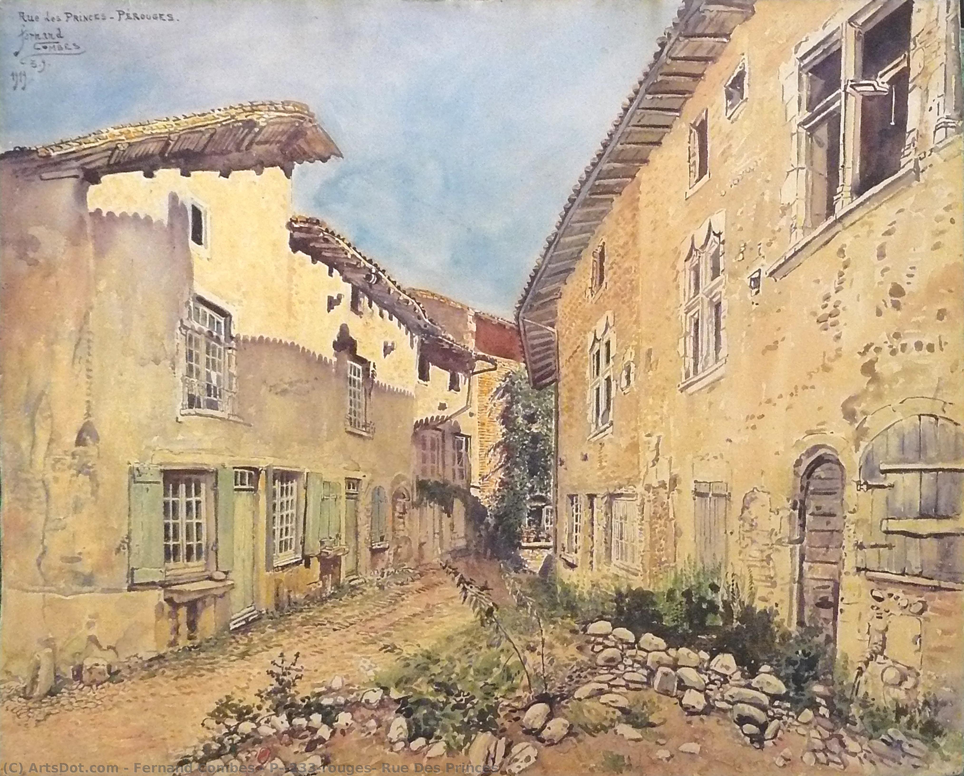 Pérouges, Rue Des Princes — Fernand Combes