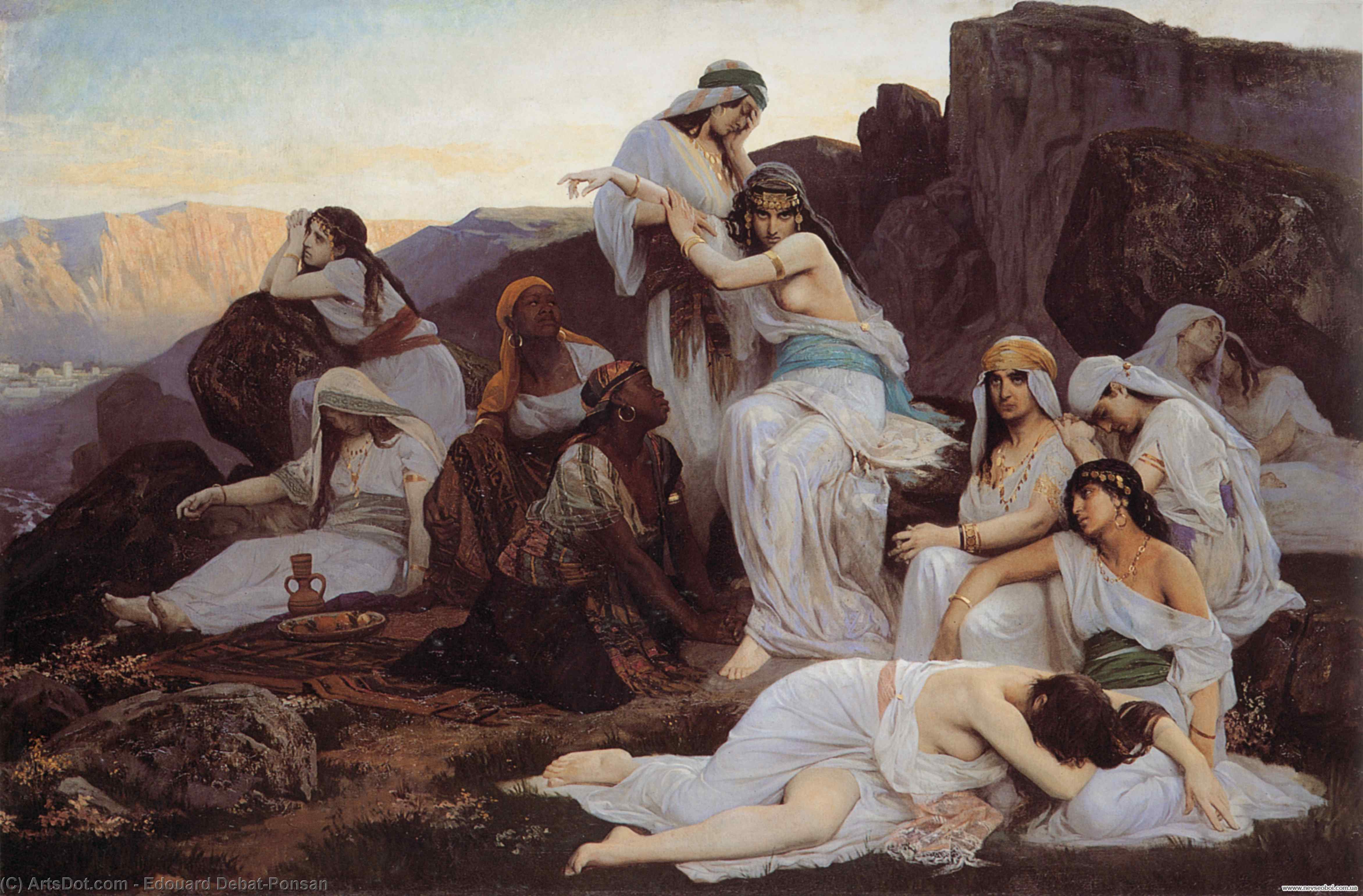 The Daughter Of Jephthah — Édouard Debat-ponsan