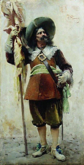Musketeer — Konstantin Yegorovich Makovsky