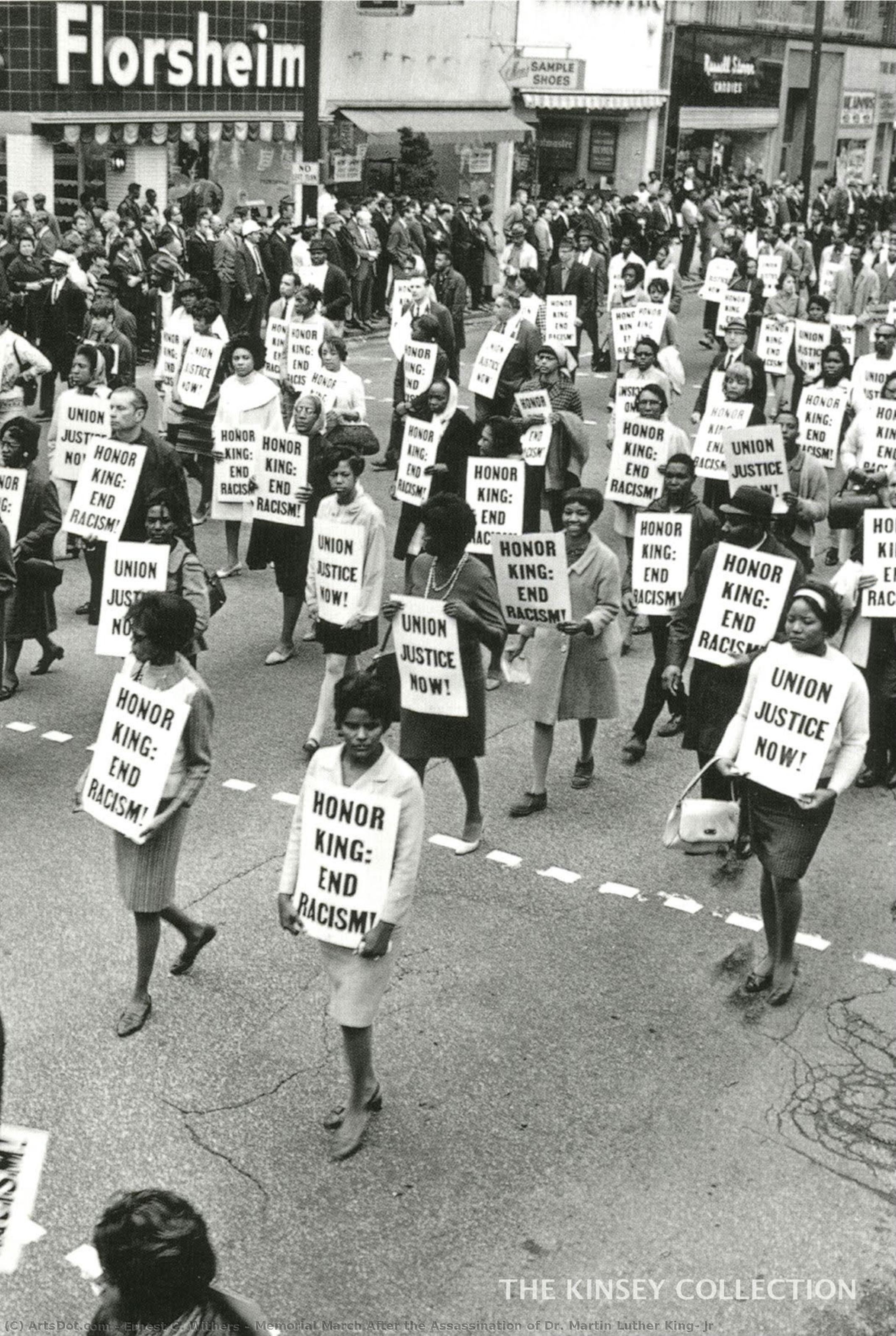 Memorial March After The Assassination Of Dr. Martin Luther King, Jr — Ernest C. Withers