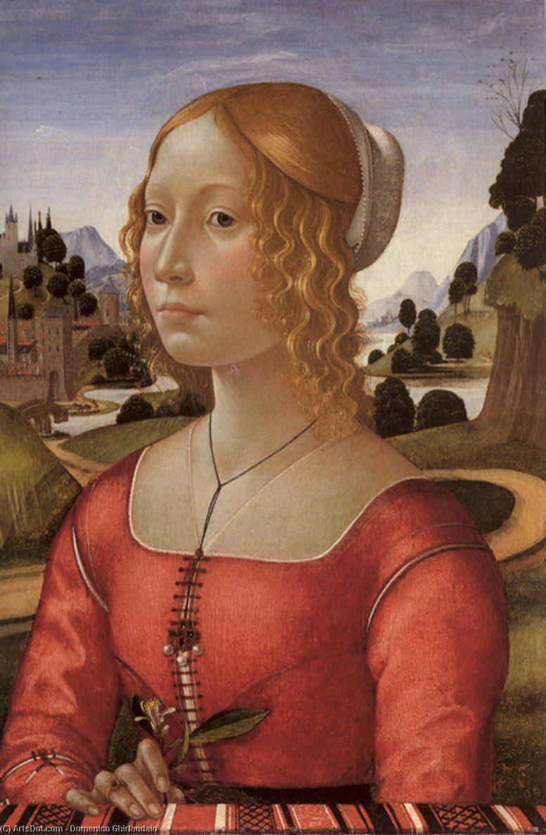 Portrait Of A Lady — Domenico Ghirlandaio
