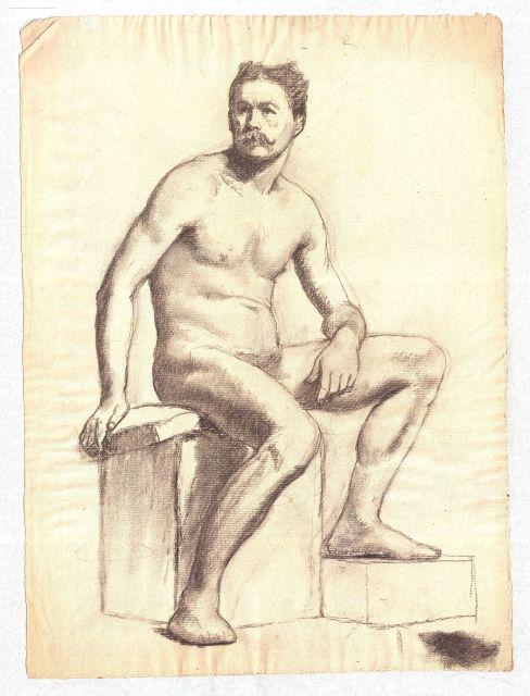 Study Of A Male Nude 9 — Theodore Clement Steele