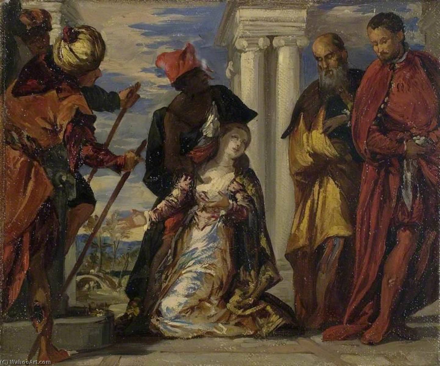 The Martyrdom Of Saint Justina (sketch After Veronese) — Sir Frederic Lord Leighton