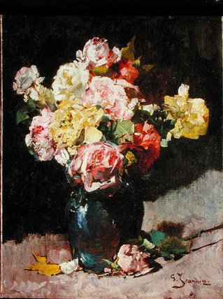 Vase Of Flowers — Georges Jeannin