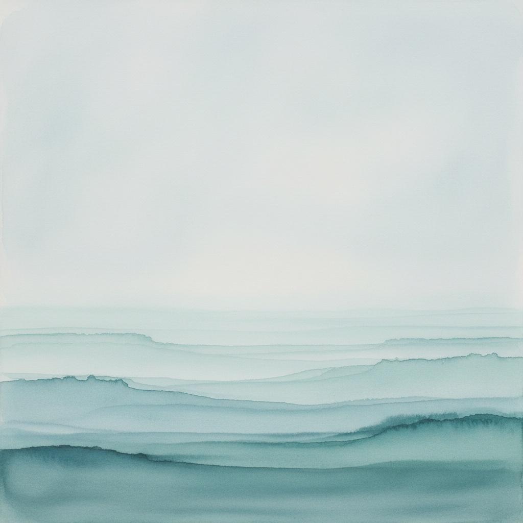 Stratified Veil Of Dawn: An Aqueous Meditation On Infinite Horizons — Christian Noiret