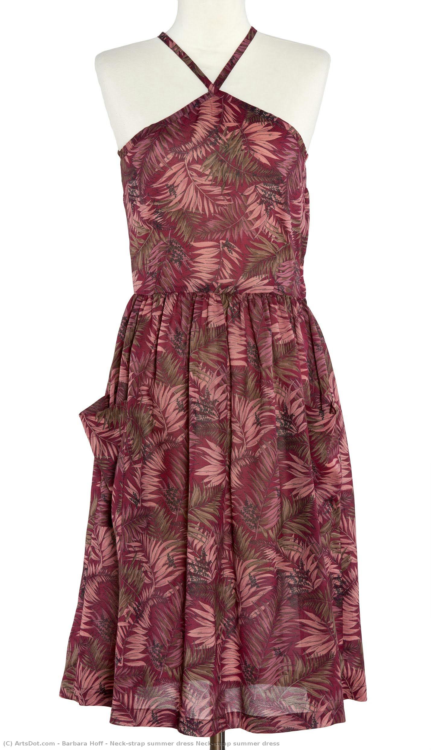 Neck-strap Summer Dress Neck-strap Summer Dress — Barbara Hoff