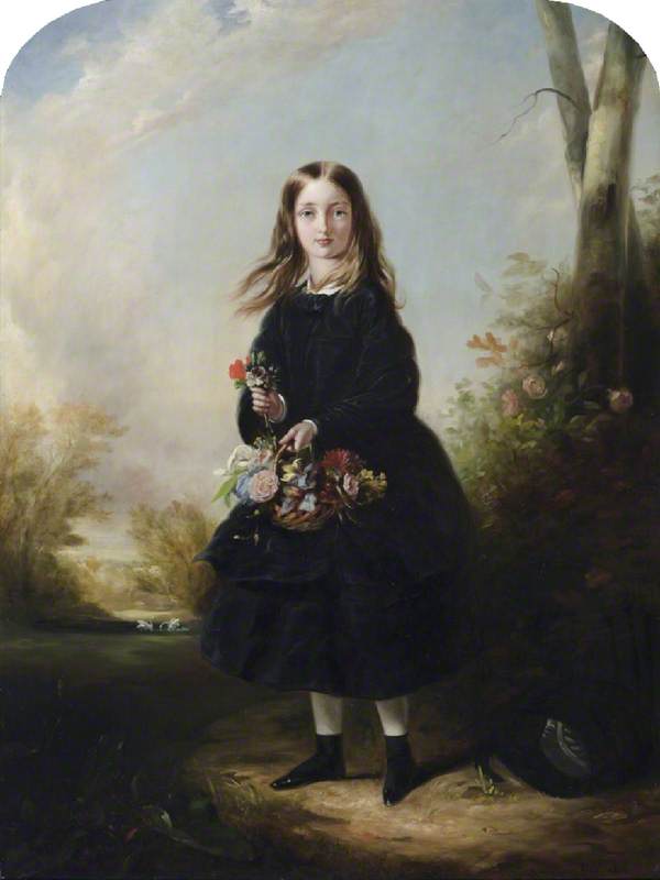 Lady Florence Paget (1842–1881), Later Marchioness Of Hastings, 'the Pocket Venus', As A Girl — Henry Richard Graves