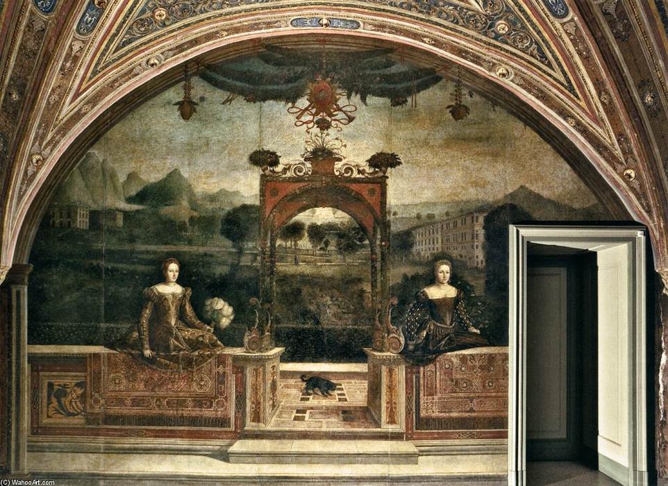 Female Portraits In Front Of Landscapes — Alessandro Bonvicino (moretto Da Brescia)