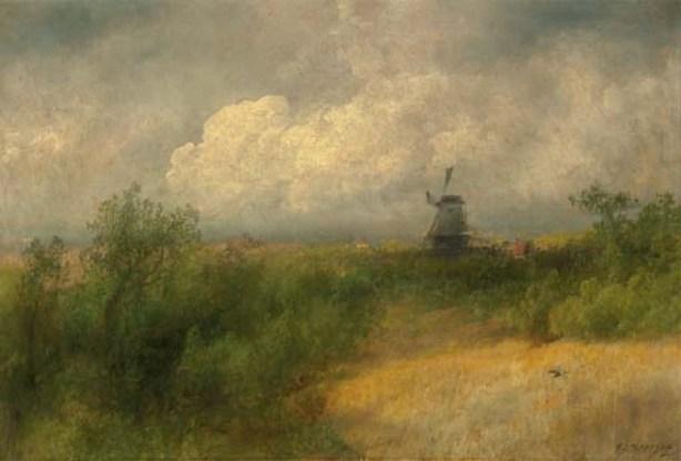 Landscape With Windmill — Herman Herzog