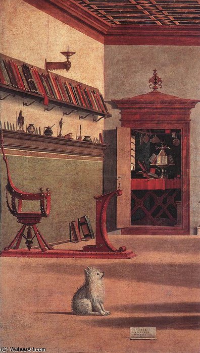Vision Of St Augustin (detail - ) — Vittore Carpaccio