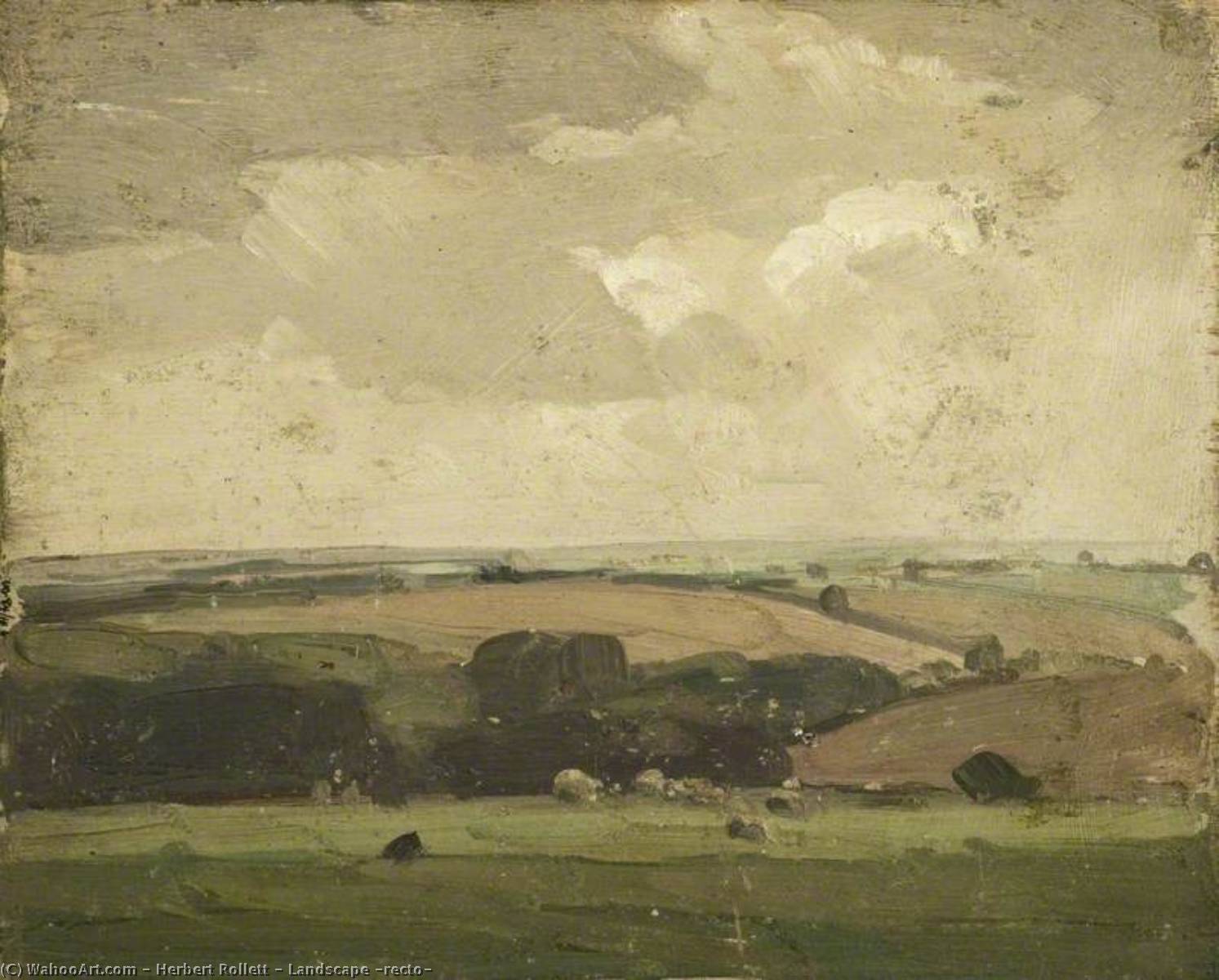 Landscape (recto) — Herbert Rollett