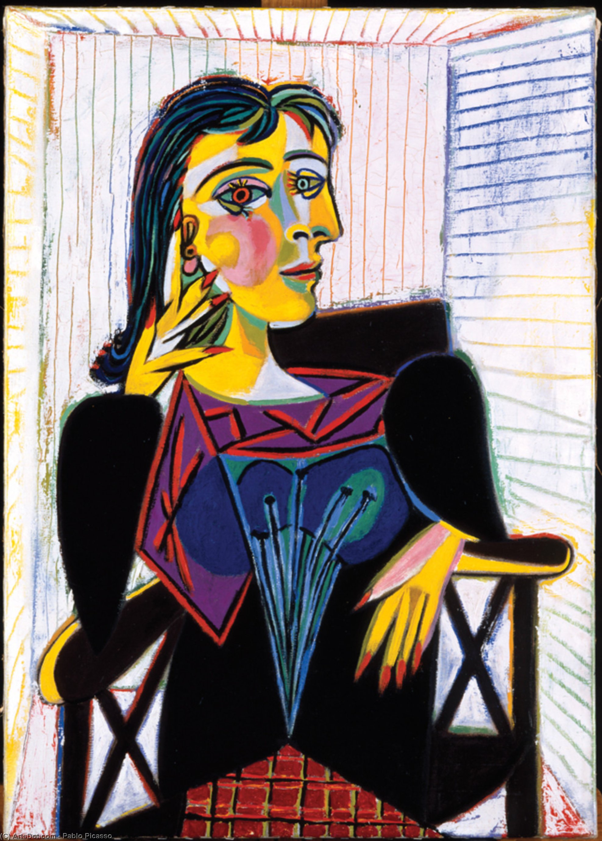Portrait Of Dora Maar — Pablo Picasso