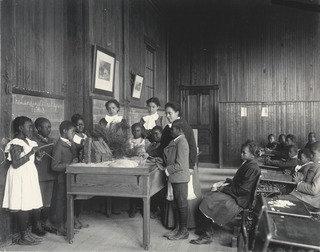 Thanksgiving Day Lesson At The Whittier — Frances Benjamin Johnston