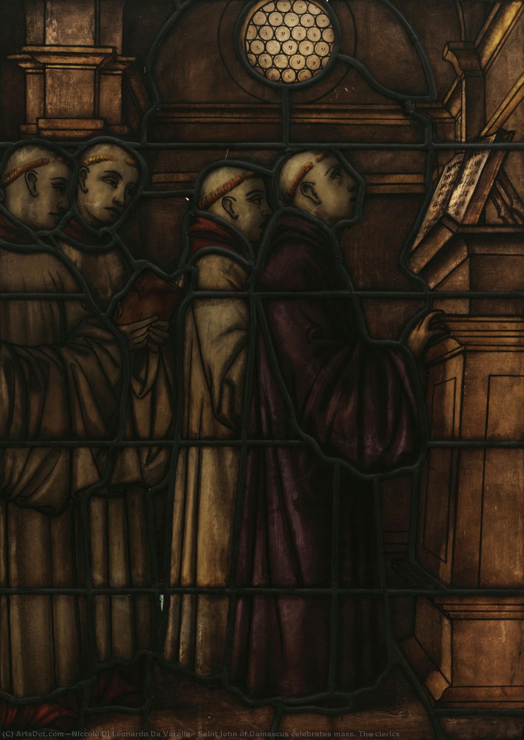 Saint John Of Damascus Celebrates Mass. The Clerics — Niccolò Da Varallo