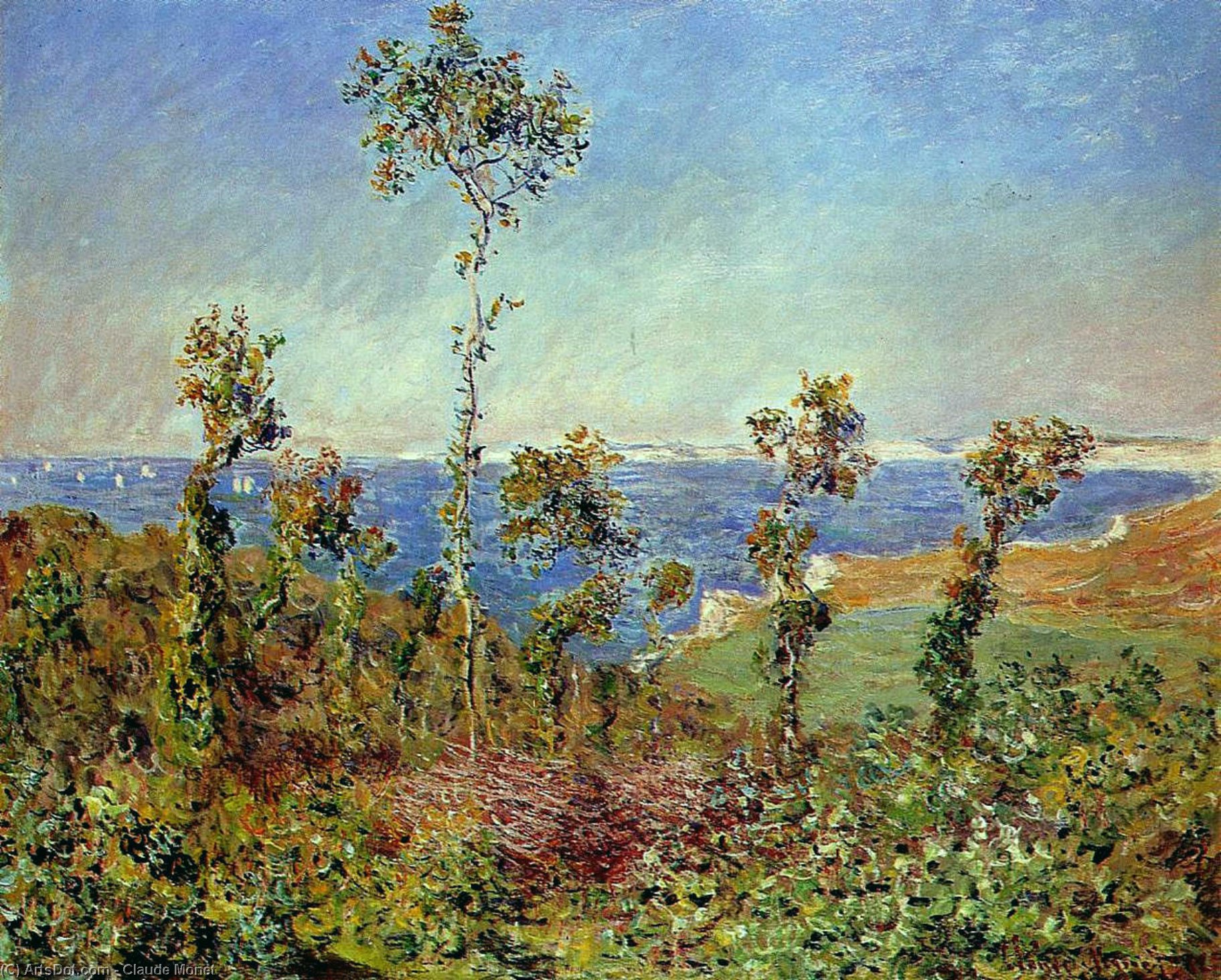Die Fonds At Varengeville — Claude Monet