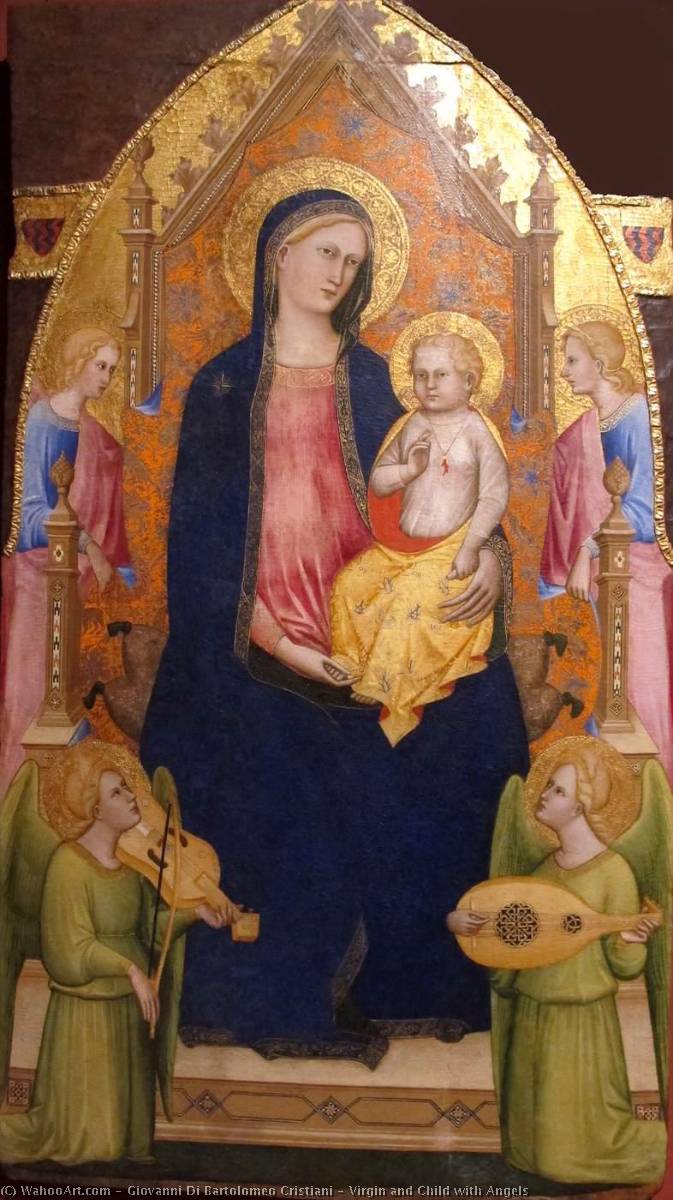 Virgin And Child With Angels — Giovanni Di Bartolomeo Cristiani