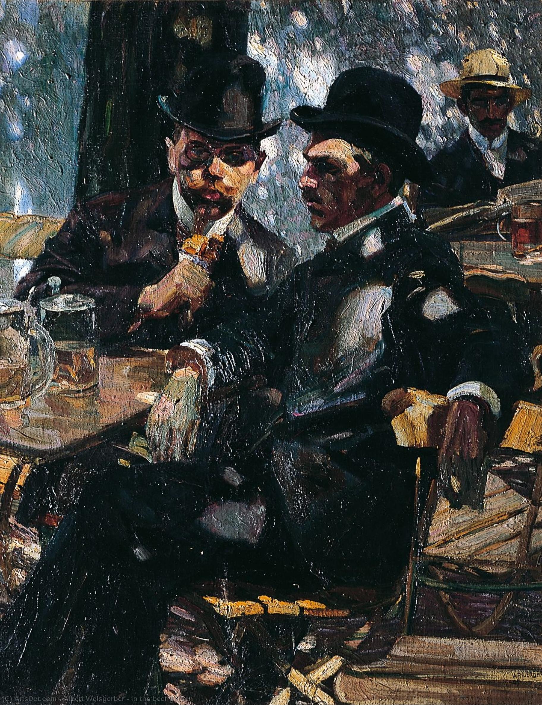 In The Beer Garden — Albert Weisgerber