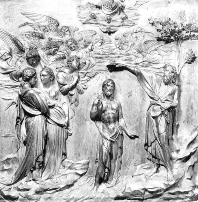 The Baptism Of Christ — Lorenzo Ghiberti