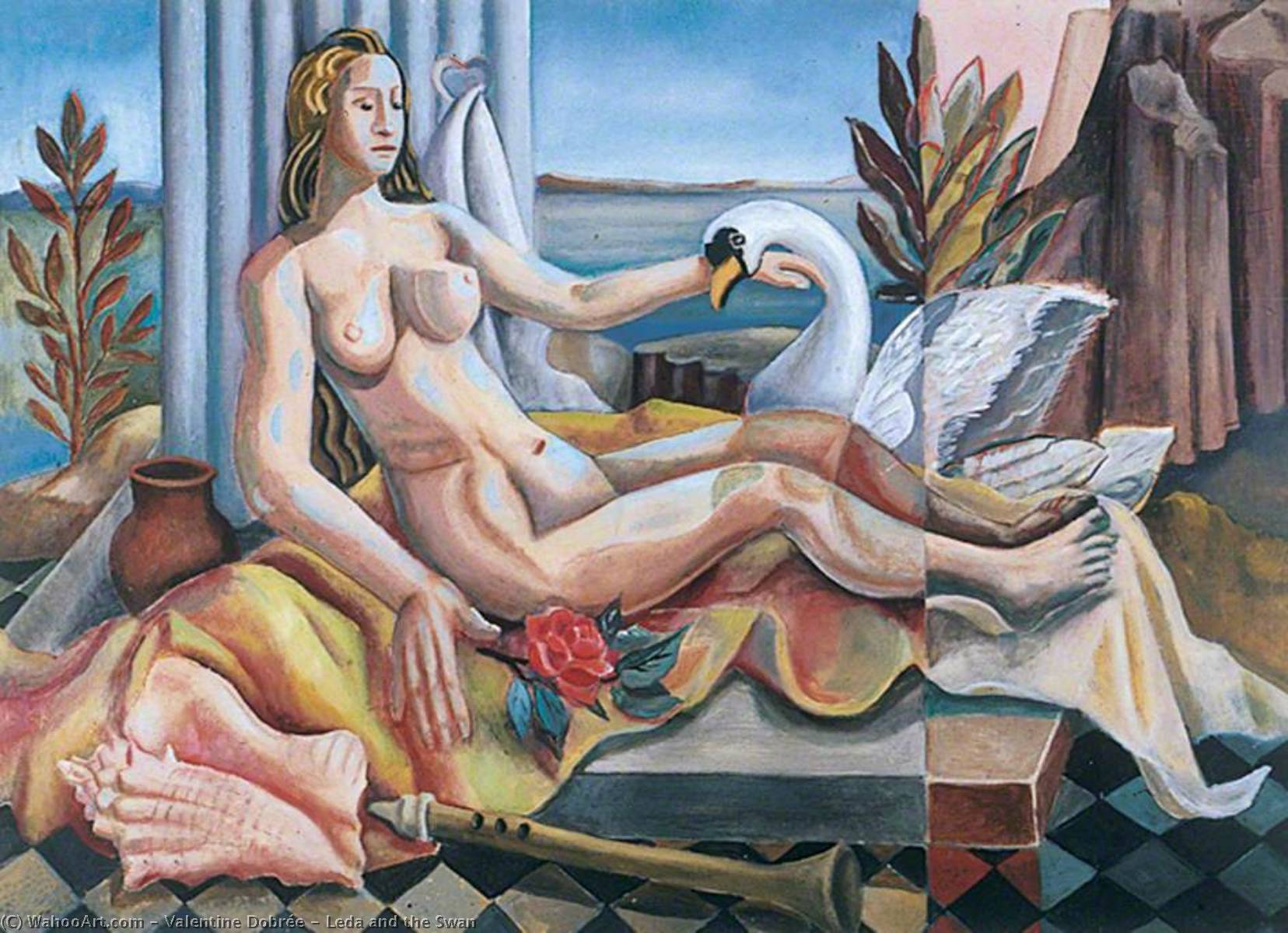 Leda And The Swan — Valentine Dobrée