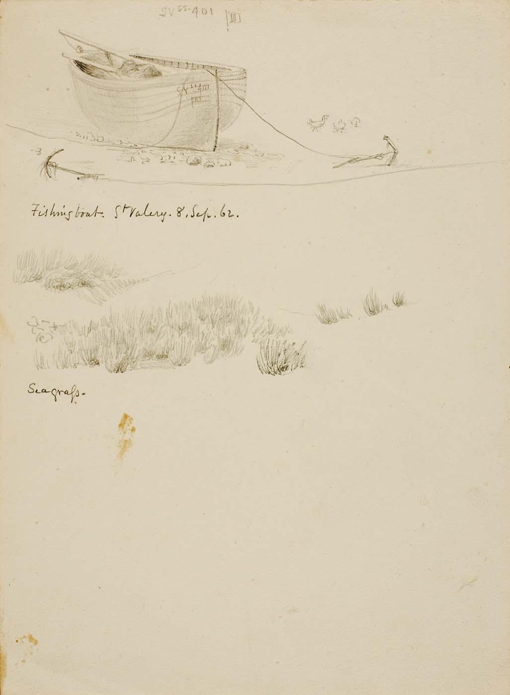 Fishing Boat Seagrass, St. Valery — Miner Kilbourne Kellogg