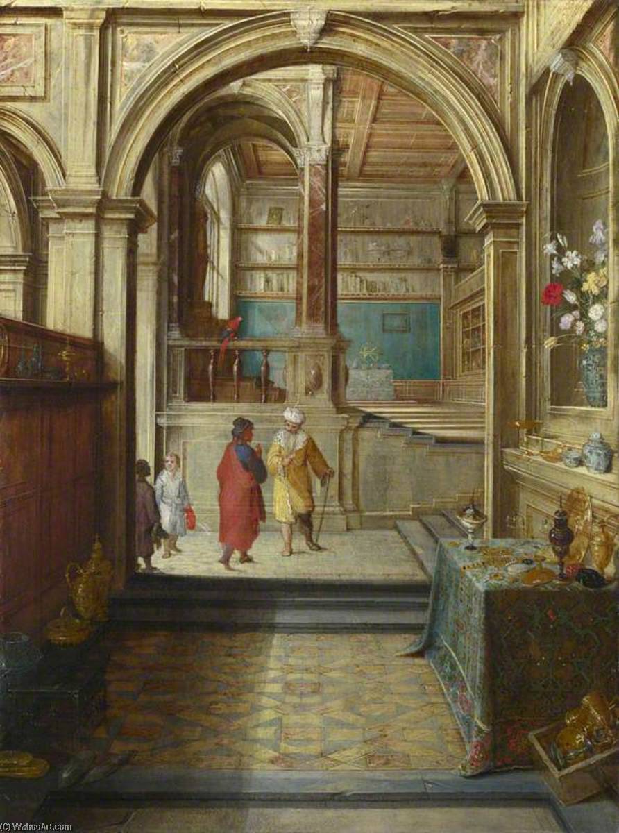 Croesus And Solon — Hendrick Van Steenwijck The Younger
