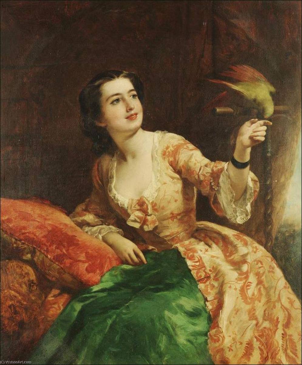 The Green Parrot — William Powell Frith