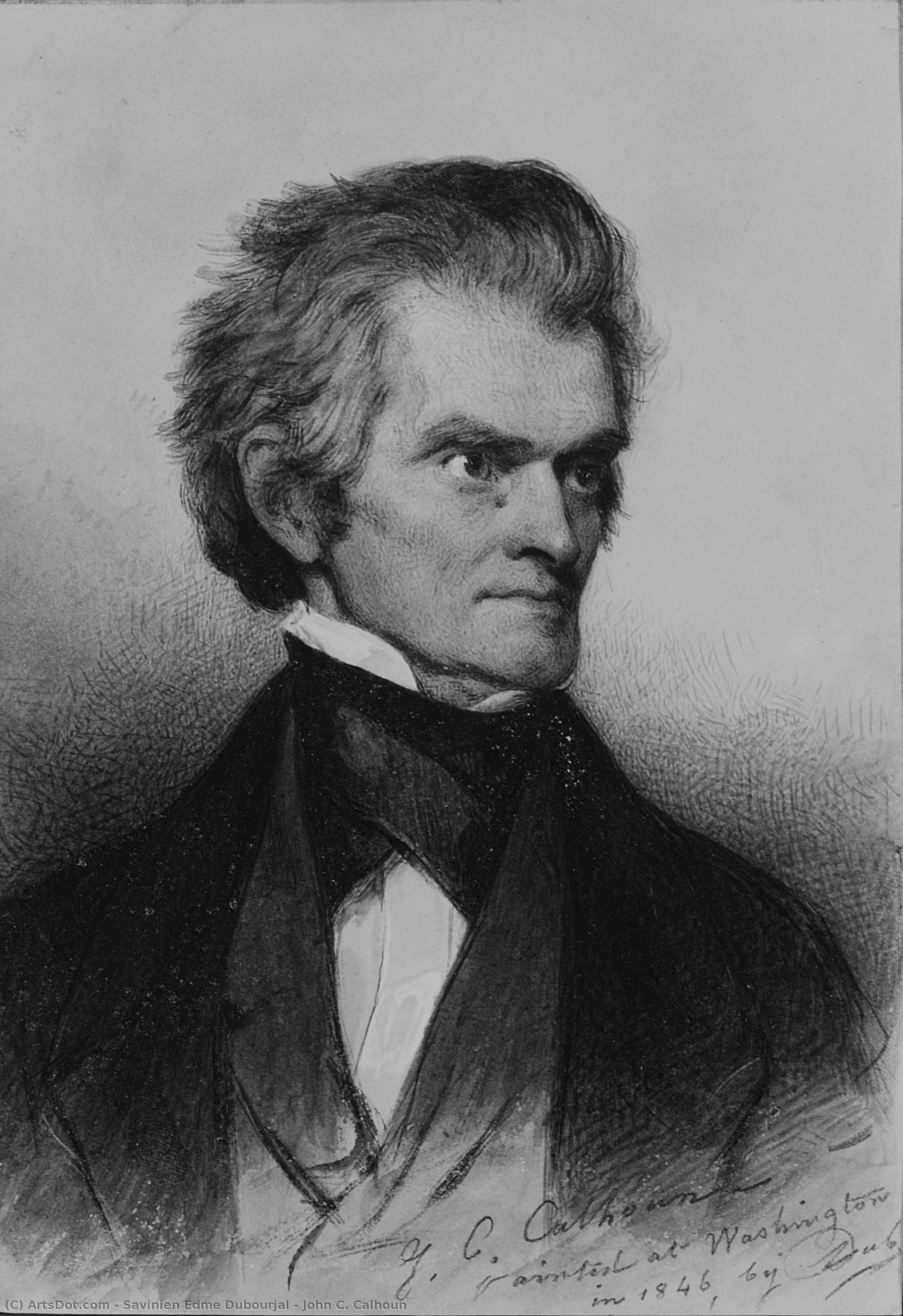 John C. Calhoun — Savinien Edme Dubourjal