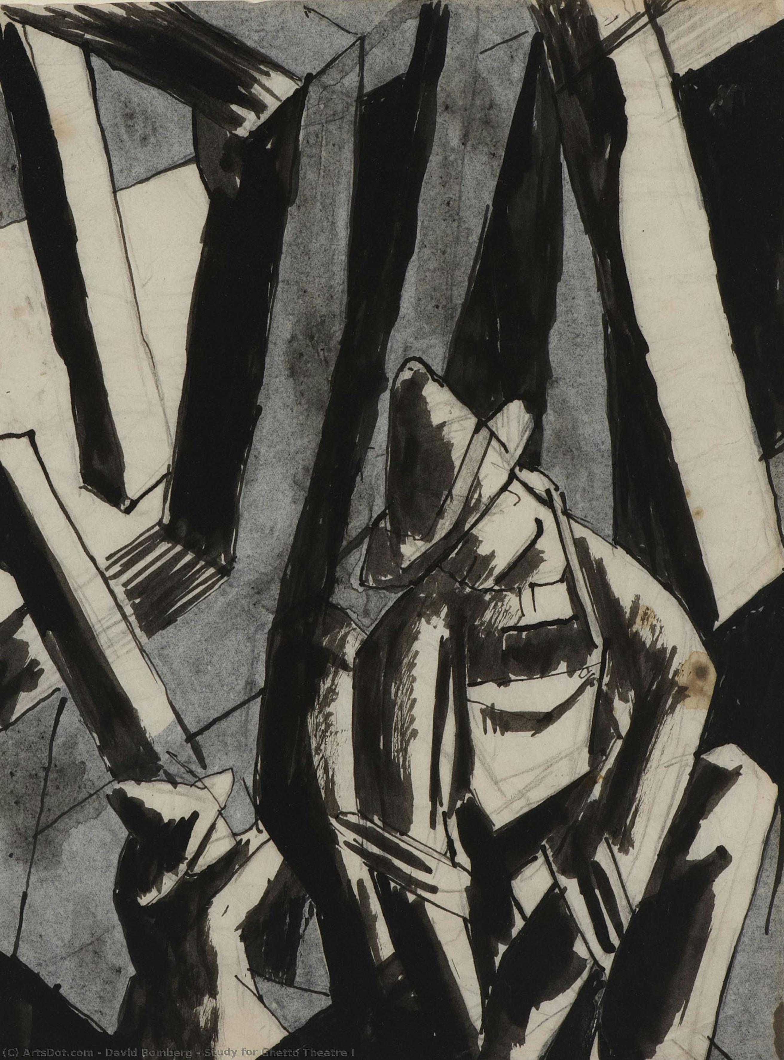Study For Ghetto Theatre I — Дэвид Бомберг