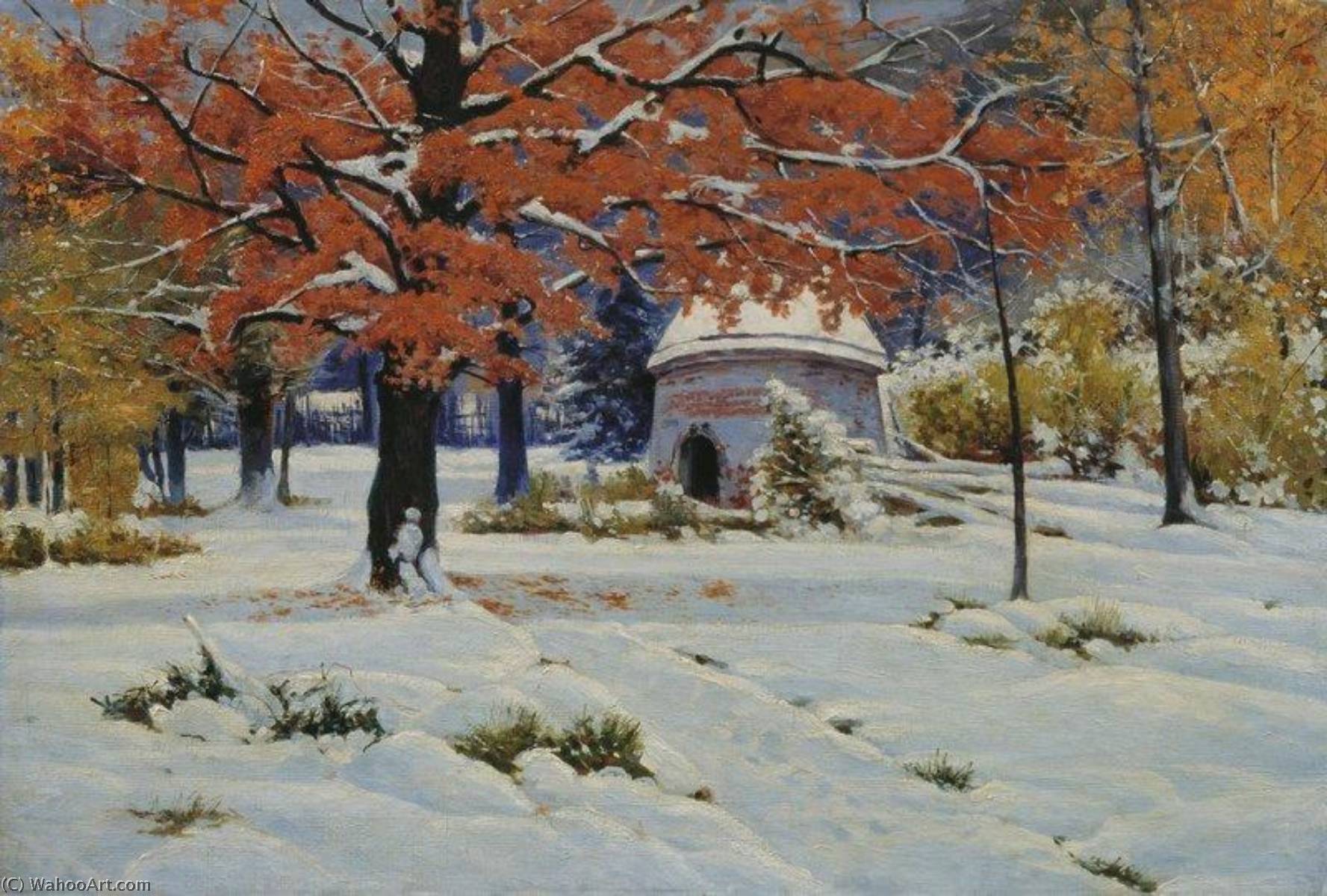 Early Snow — Konstantin Yakovlevich Kryzhitsky