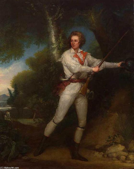 Portrait Of Captain Samuel Blodget In Rifle Dress — John Trumbull