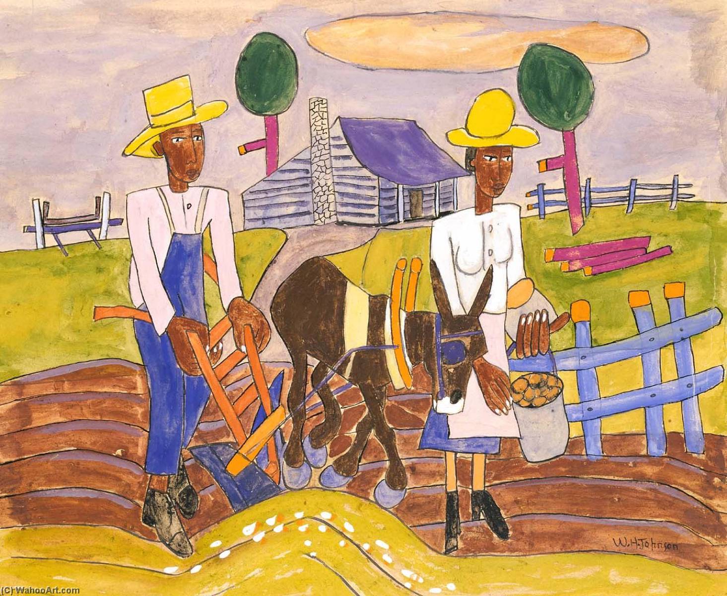 Sowing (iii) — William H. Johnson