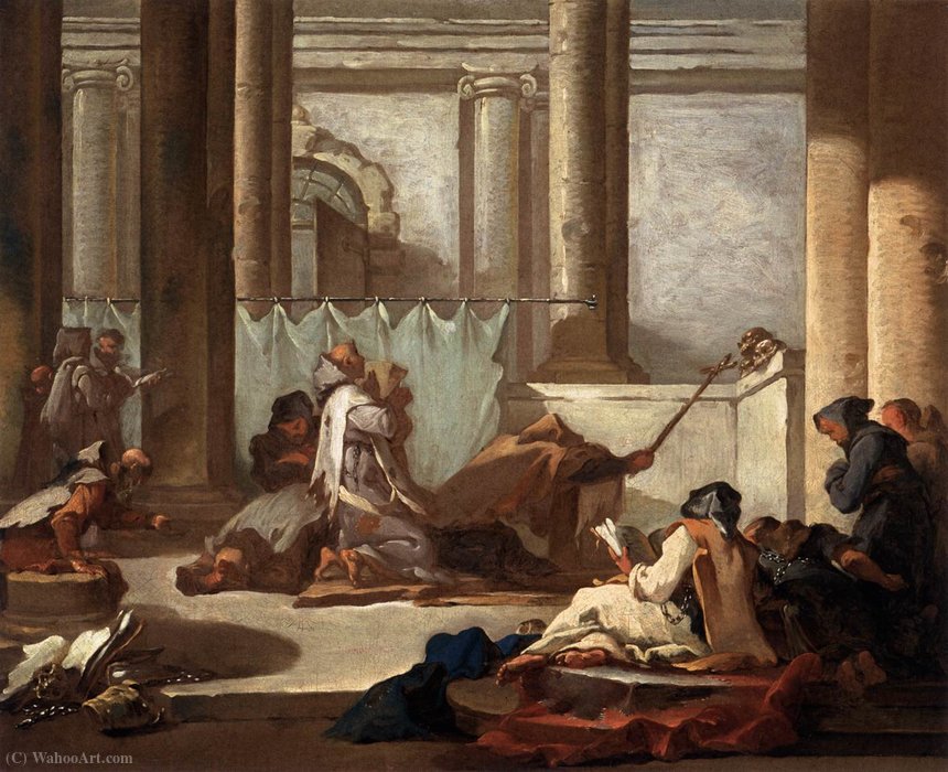 The Adoration Of Skulls — Michel François Dandré-bardon