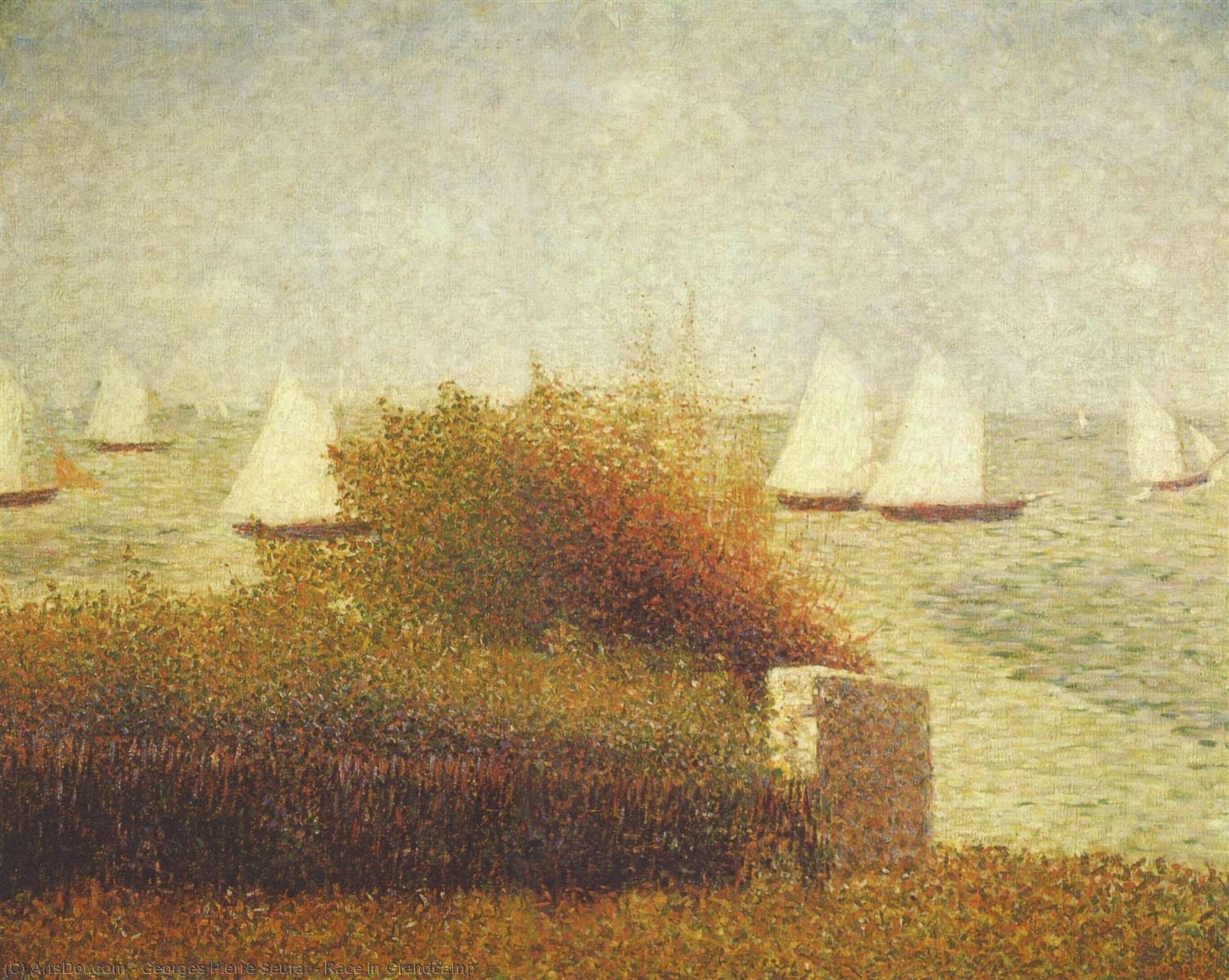 Race In Grandcamp — Georges Seurat