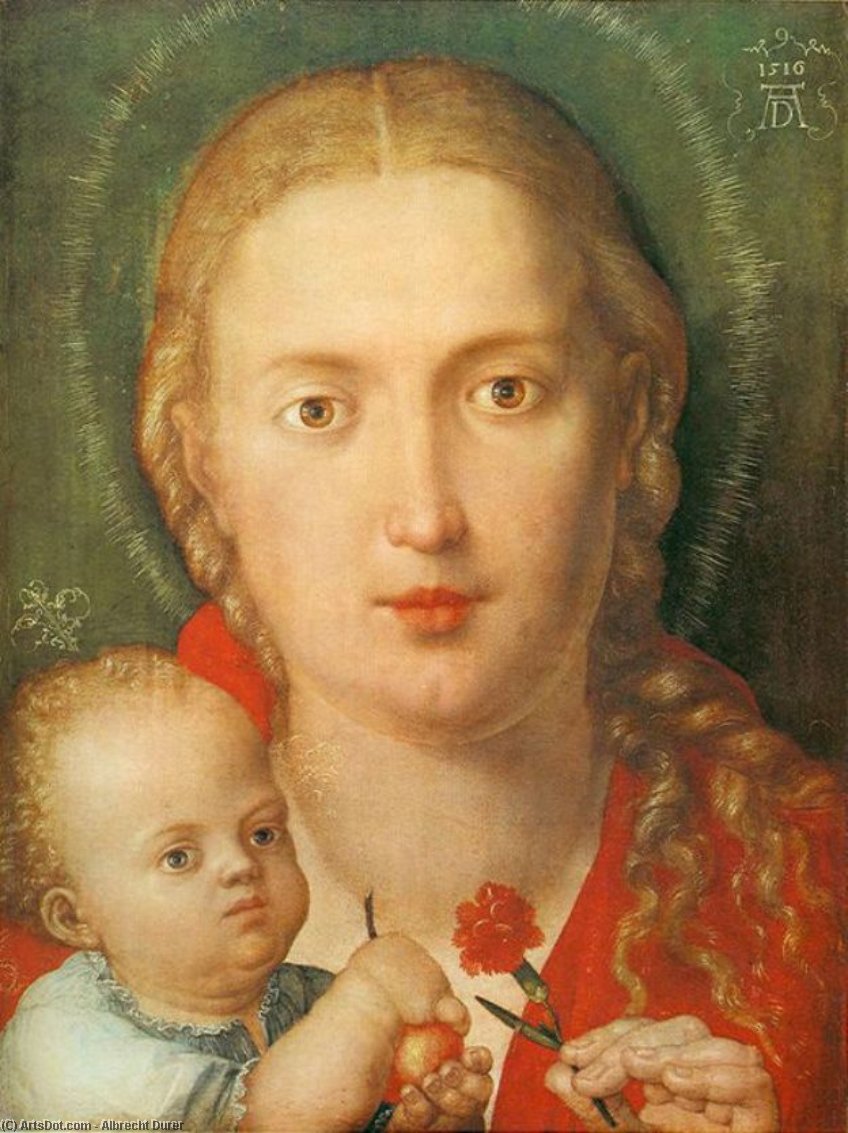 Madonna With A Carnation — Albrecht Dürer
