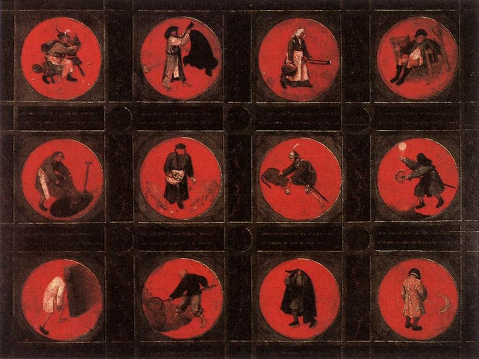 Doce Provérbias — Pieter Bruegel El Viejo